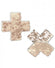 Pastease Color Changing Flip Sequins Cross Rose Gold Pasties O/S