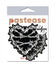 Pastease Premium Barbed Wire Heart Reflective - Black O/s