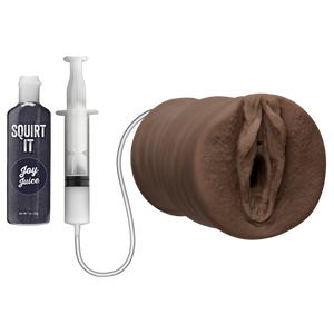 Squirt It Squirting Pussy Chocolate Brown Stroker