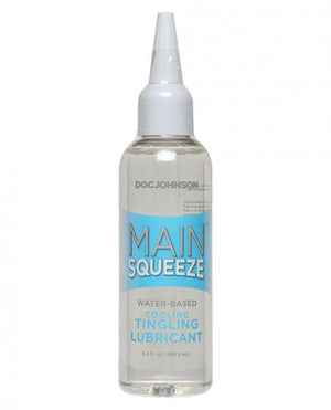 Main Squeeze Cooling Tingling Water Based Lubricant 3.4oz