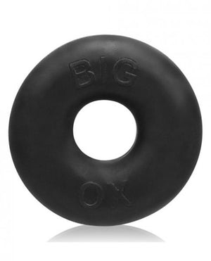 Big Ox Cockring Oxballs Silicone TPR Blend Black Ice