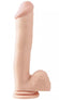 Basix Rubber Works 12 inches Suction Cup Dong Beige