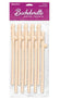 Bachelorette Party Favors Dicky Sipping Straws Beige 10pc.