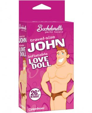 Bachelorette party favors travel size john blow up doll