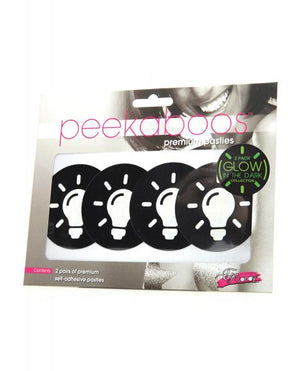 Peekaboos Glow In The Dark Light Bulb - Pack Of 2