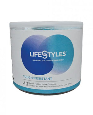 Lifestyles Tough Condom - Bowl Of 40