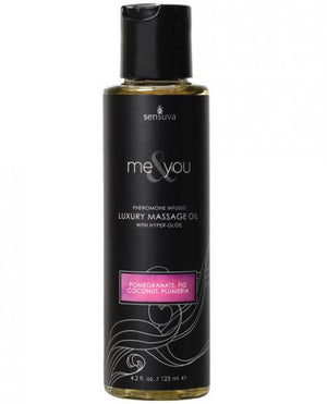 Me & You Massage Oil Pomegranate Fig/Coconut Plumeria 4.2oz