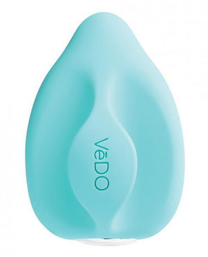 Vedo Yumi Rechargeable Finger Vibe - Tease Me Turquoise