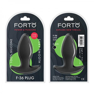 Forto F-36: Silicone T Plug Black