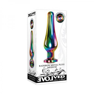 Evolved Rainbow Metal Plug Medium