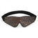 Blindfold Brown Pu Floral Print With Faux Fur Lining