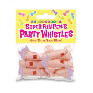 Super Fun Penis Party Whistles 6-pack