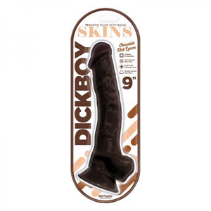 Dickboy Skins Dildo 9 In. Chocolate Lovers