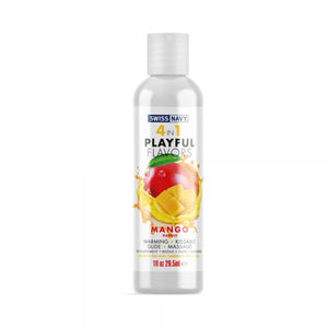 Swiss Navy 4 In 1 Playful Flavors Mango 1 Oz.