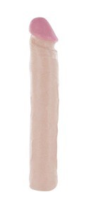 Magnificent Eleven Super Dong Penis Extension 11 Inch Beige