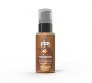 Sizzle Lips Warming Gel Salted Caramel 2 Oz