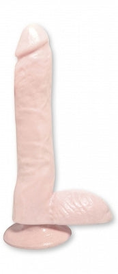 Basix 9 inches Beige Dong With Suction Cup