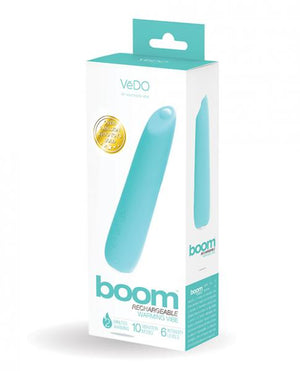 Vedo Boom Rechargeable Warming Vibe Tease Me Turquoise