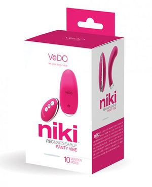 Vedo Niki Rechargeable Panty Vibe Foxy Pink