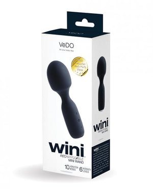 Vedo Wini Rechargeable Mini Wand Just Black