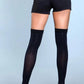 1929 Illusion Clip Garter Thigh Highs - Bossy Pearl