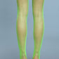 1931 Nylon Fishnet Thigh Highs Neon Green - Bossy Pearl