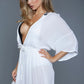 2133 Thalia Beach Dress White - Bossy Pearl