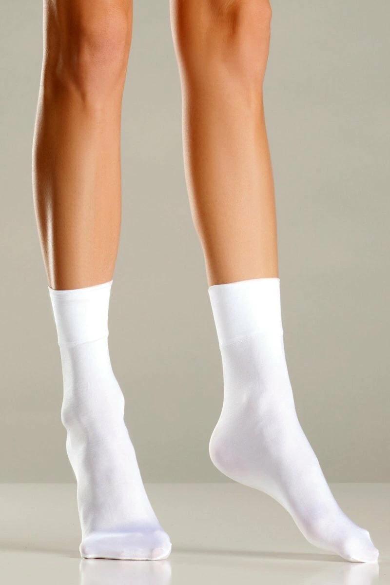 BW699 Nylon Ankle Socks - Bossy Pearl