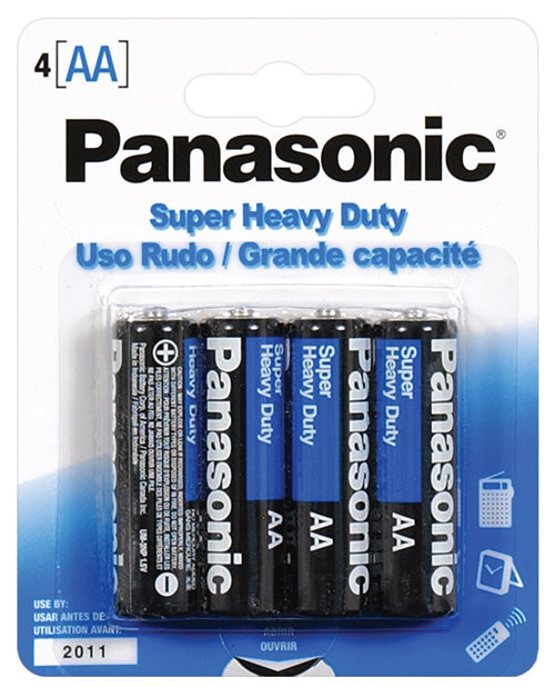 Panasonic Super Heavy Duty Battery Aa - Pack Of 4 - Bossy Pearl