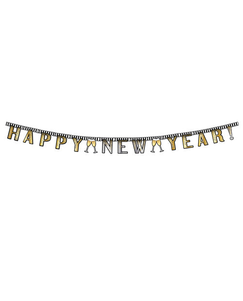 Happy New Year Jointed Banner - Bossy Pearl