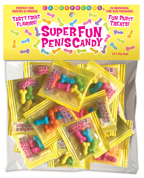Super Fun Penis Candy - Bag Of 25 - Bossy Pearl