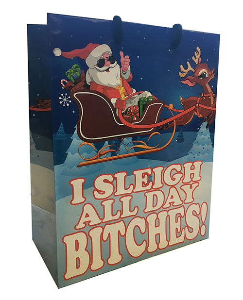 I Sleigh All Day Bitches Gift Bag - Bossy Pearl