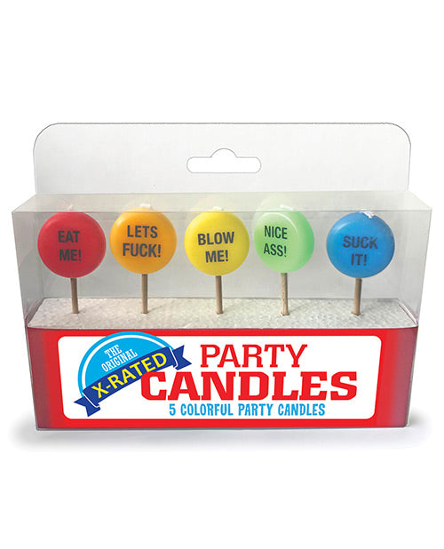 X-rated Party Candles - Set Of 5 - Bossy Pearl
