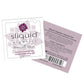 Sliquid Organics Natural Lubricating Gel - .17 Oz Pillow - Bossy Pearl