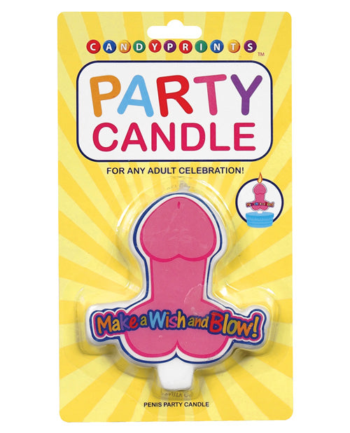 Make A Wish & Blow Penis Party Candle - Bossy Pearl