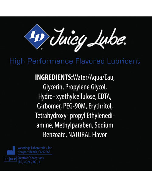Id Juicy Water Based Lube - 12 Ml Blister Asst. Flavors Pack Of 5 - Bossy Pearl