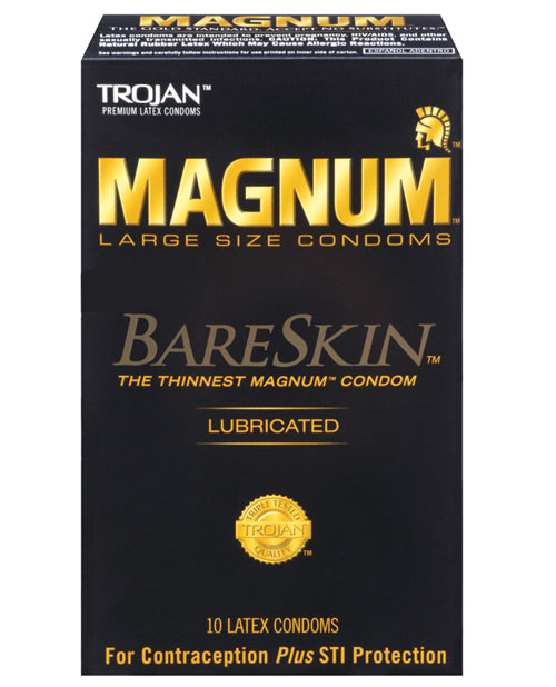 Trojan Magnum Bareskin Condoms - Bossy Pearl