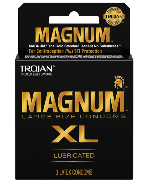 Trojan Magnum Xl - Pack Of 3 - Bossy Pearl