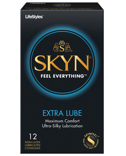 Lifestyles Skyn Extra Lubricated Condoms - Box Of 12 - Bossy Pearl