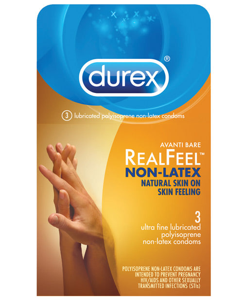 Durex Avanti Real Feel Non Latex Condoms - Pack Of 3 - Bossy Pearl