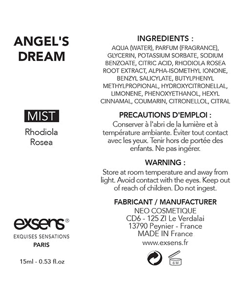 Exsens Of Paris Endorphins Booster - 15 Ml Angels Dream - Bossy Pearl