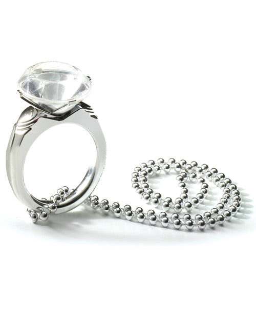Bachelorette Outta Control Jumbo Diamond Ring Beads - Bossy Pearl