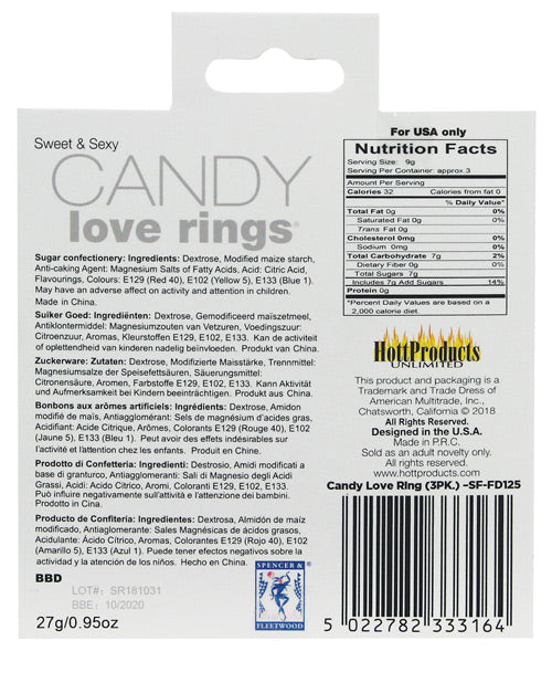 Candy Cock Ring - Bossy Pearl