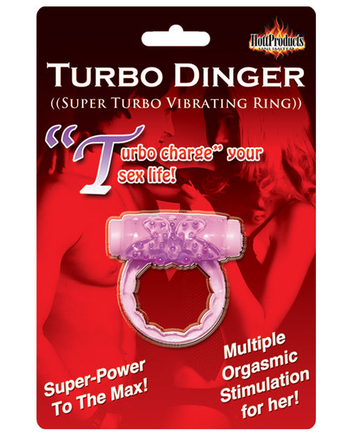 Humm Dinger Turbo Vibrating Cockring - Bossy Pearl