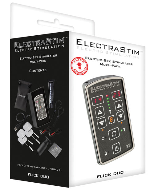 Electrastim Flick Duo Stimulator Multi Pack Em80-m - Bossy Pearl