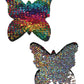 Pastease Color Changing Flip Sequins Butterfly - Rainbow O-s - Bossy Pearl
