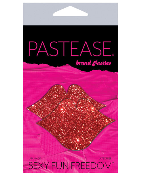 Pastease Glitter Lips - Red O-s - Bossy Pearl