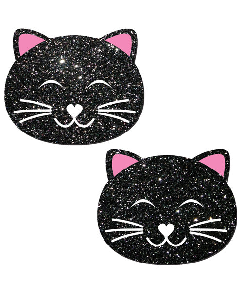 Pastease Glitter Black Cat - Black O-s - Bossy Pearl