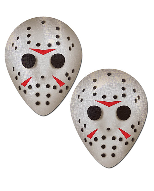 Pastease Scary Halloween Hockey Mask  - White O-s - Bossy Pearl