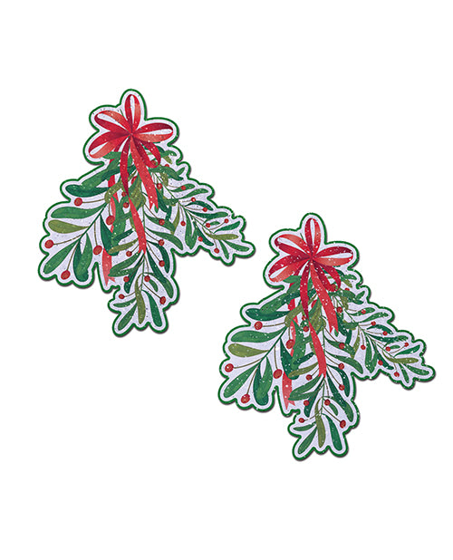 Pastease Holiday Mistletoe - Green-red O-s - Bossy Pearl
